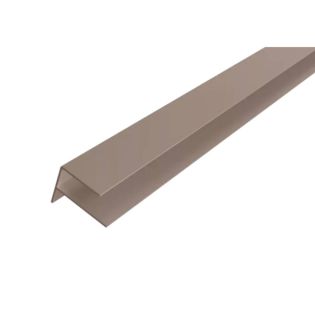 WEO Essential Alu F-profiel 35x45mm 300cm Light Grey