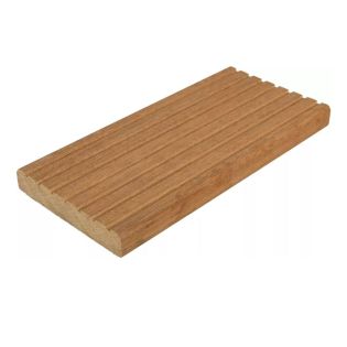 Bangkirai terrasplank glad/grof Basic 2.1x14.5x244cm