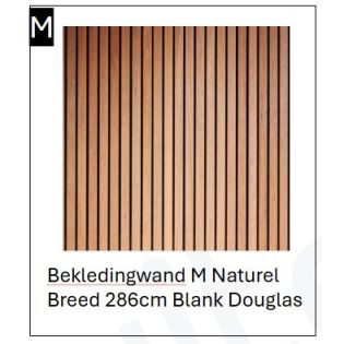 Bekledingswand Naturel BREED 2.86x2.10