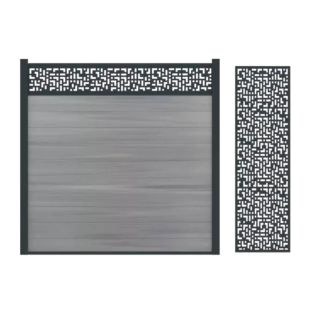 Boston Aluminium Decors Crios Horizontaal 180x30cm Ral 7016