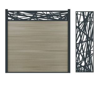 Boston Aluminium Decors Hera Horizontaal 180x30cm Ral 7016
