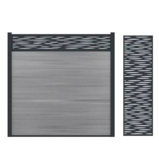 Boston Aluminium Decors Lamia Verticaal 60x180cm Ral 7016