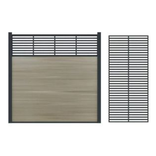 Boston Aluminium Decors Paxos Verticaal 90x180cm Ral 7016