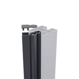 Boston Aluminium paal Variabel hoekprofiel 200cm Ral 7016