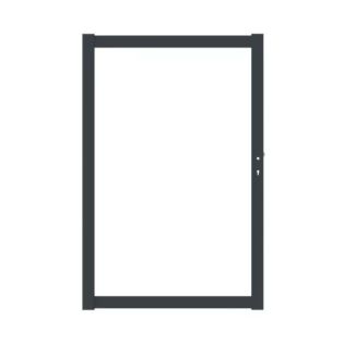 Boston Aluminium Poortframe inclusief insteekslot 120x183cm Ral 7016