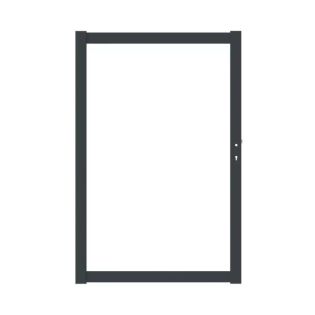 Boston Aluminium Poortframe inclusief insteekslot 120x183cm Ral 9005