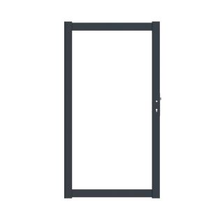 Boston Aluminium Poortframe inclusief insteekslot 98x183cm Ral 9005
