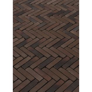 Gebakken Waalformaat Vulcano Antica Rood-Bruin-Zwart 6cm