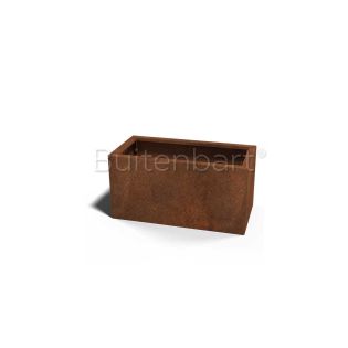 Cortenstaal Plantenbak Rechthoek 40x80cm, hoogte 60cm