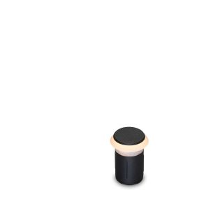 Cuba Rondom Zwart Grondspot 12V