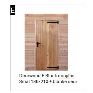 Deurwand Naturel SMAL met Naturel deur