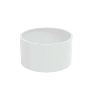 Gepoedercoat Aluminium Wit Plantenbak Rond diamter 150cm, hoogte 80cm