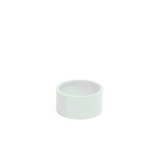 Gepoedercoat Aluminium Wit Plantenbak Rond diameter 80cm, hoogte 40cm