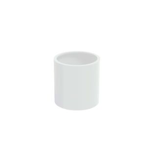 Gepoedercoat Aluminium Wit Plantenbak Rond diamter 80cm, hoogte 80cm