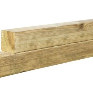 Grenen groen geimpregneerde paal 8,8x8,8x270cm