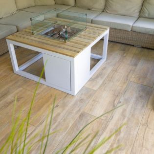 Keramische Tuintegel Houtlook Licht Eiken 40x120x3cm