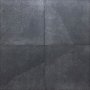 Keramische tuintegel Slate Black Tre 60x60x3cm