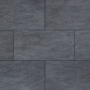 Keramische tuintegel Trentino Nero Tre 40x80x3cm