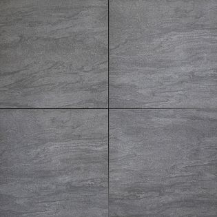 Keramische tuintegel Trentino Nero 60x60x2cm