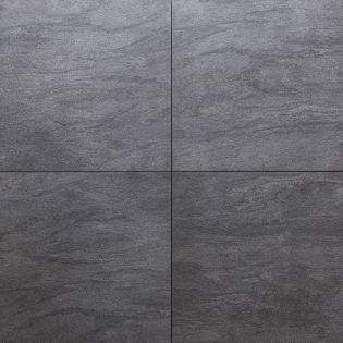 Keramische tuintegel Trentino Nero Tre 60x60x3cm