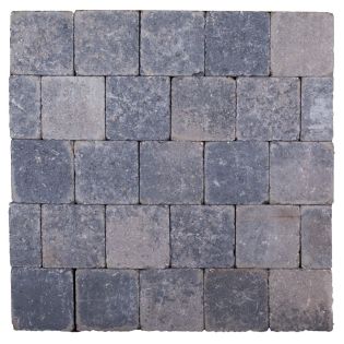 Kobblestones Grijs-Zwart 14x14x7cm
