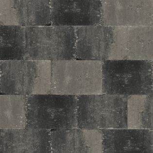 Abbeystones met deklaag Grijs/Zwart 20x30x6cm