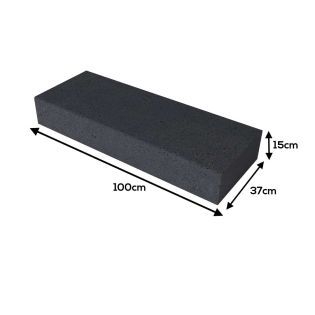 Oud Hollandse Traptrede Carbon 100x37x15cm