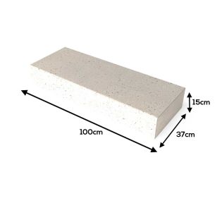 Oud Hollandse Traptrede Creme 100x37x15cm