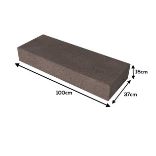 Oud Hollandse Traptrede Taupe 100x37x15cm