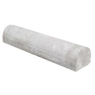 Parkeerband Stootband Grijs 2 rechte zijkanten 20x17x95cm