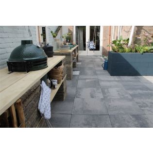 Plaza Plus F30 Grijs/zwart 60x60x6cm