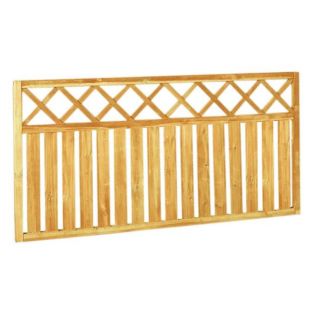 Rechthek met trellis 180 x 90 cm, groen geïmpregneerd.