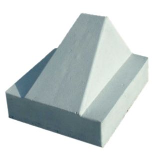 Schrikblok Bermblok Betonwit 60x50x40cm