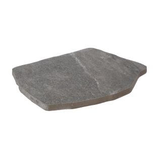 Staptegel Flagstone Keramisch Dark Grey Ø42x36x2cm