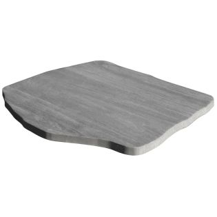 Staptegel Flagstone Keramisch Holz Grigio  Ø42x36x2cm