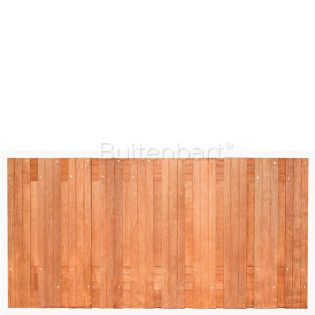Topline schuttingscherm 180x90cm, Hardhout, Onbehandeld, 14mm