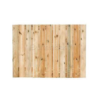 Trendline Schuttingscherm 130x180cm, Grenen Groen Geimpregneerd, 16mm