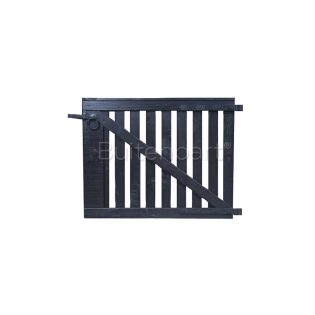 Tuinhekje Zwart Gespoten