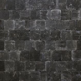 Trommelsteen XL Coal 15x15x8cm