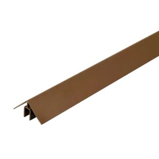 WEO Alu Klikprofiel 50x50mm 300cm Teak