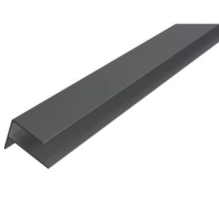WEO Essential Alu F-profiel 35x45mm 300cm Dark Grey
