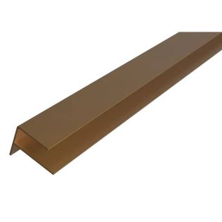 WEO Essential Alu F-profiel 35x45mm 300cm Teak