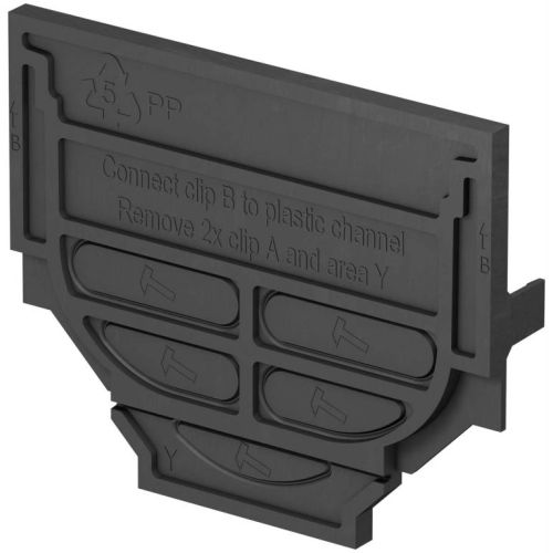 ACO Hexaline Eindplaat Kunststof