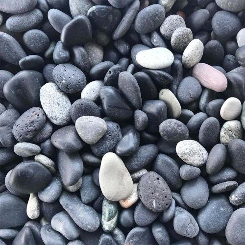 Beach Pebbles Grijs/Zwart