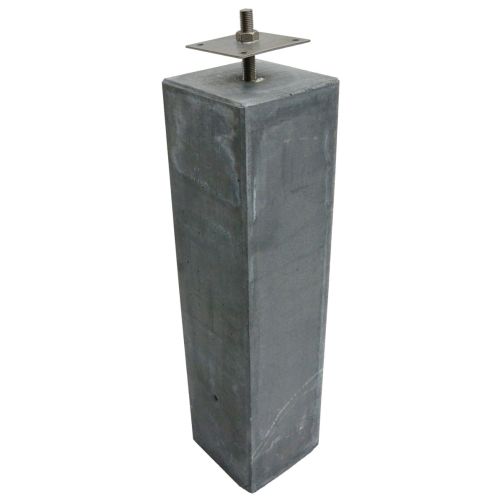 Betonpoer Antraciet Inclusief Stelplaat En Draadeinde