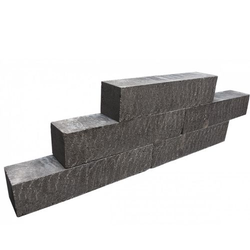 Blockstone Small Black 12x12x60cm