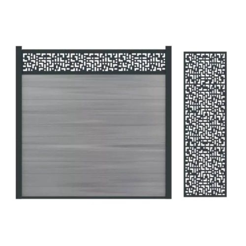 Boston Aluminium Decors Crios Horizontaal 180x30cm Ral 7016