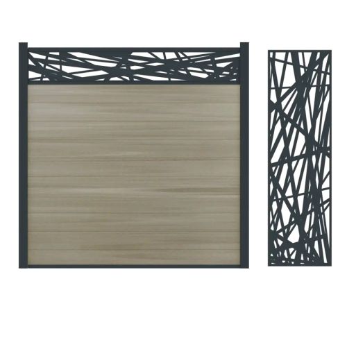 Boston Aluminium Decors Hera Horizontaal 180x30cm Ral 9005