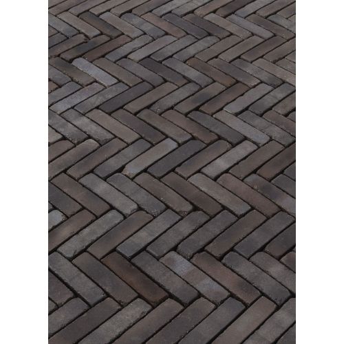 Gebakken Waalformaat Ancona Antica Zwart-Blauw-Bruin 6cm