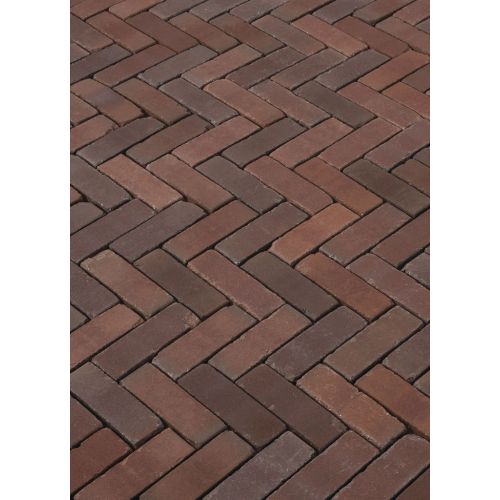 Gebakken Dikformaat Novara Antica Rood-Bruin genuanceerd 6cm